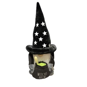 Rae Dunn Witch's Brew Halloween Weighted Gnome Plush  20" - Picture 1 of 5