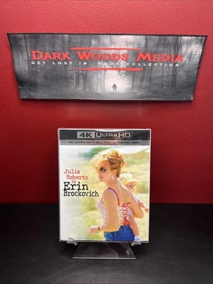Erin Brockovich (4K UHD+Blu-ray+Digital+***MINT****Slipcover) Factory Sealed Foto 1 de 4