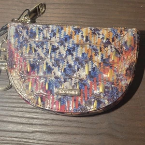 Brahmin Britt Trendsetter Melbourne Leather Coin Wallet... AWSOME 5.5 X 4 - Picture 1 of 6