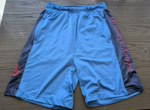 Vineyard Vines Boys XL 18 Performance Shorts Lacrosse Icon Mesh Gym Blue Youth - Picture 1 of 10
