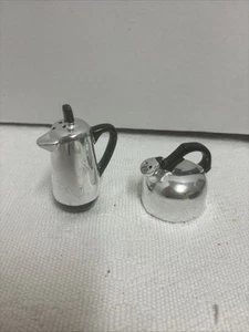 Vintage Coffee Kettle and Percolator - Salt & Pepper Shakers - Picture 1 of 5