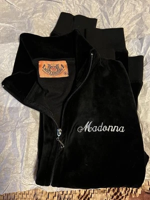👑� Chaqueta Madonna Juicy Couture Cremallera Terciopelo Duro Caramelo TOTALMENTE NUEVA RARA Foto 1 de 4