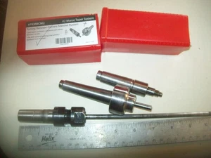 #2 MT Pluma Mandril y otras piezas COMO ESTÁ de Turncrafter 10" Torno de madera TCLC10 - Imagen 1 de 2