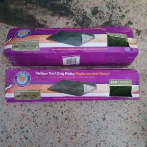 2 Pooch Pads Indoor Turf DogPotty Replacement Grass 15x23 (16x24) - Picture 1 of 3