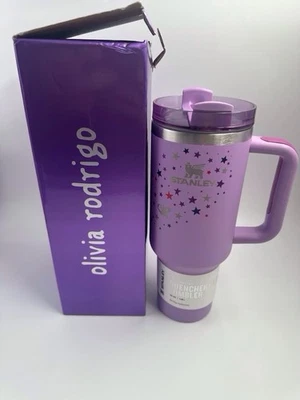 Olivia Rodrigo X Stanley 40 oz Tumbler Cup- BRAND NEW with Box & Straw