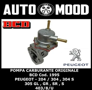POMPA CARBURANTE ORIGINALE BCD 1995/6 PEUGEOT 204 304 305 GL GR SR S 1.1 1.3 1.5 - Imagen 1 de 2