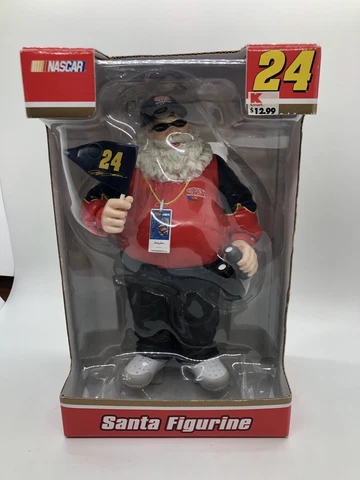 JEFF GORDON #24 CHRISTMAS DECORATION COLLECTIBLE SANTA FIGURINE DUPONT Cover