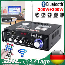 2 Kanal Power Amplifier Bluetooth Stereo HiFi Audio MP3 FM Verstärkerempfänger