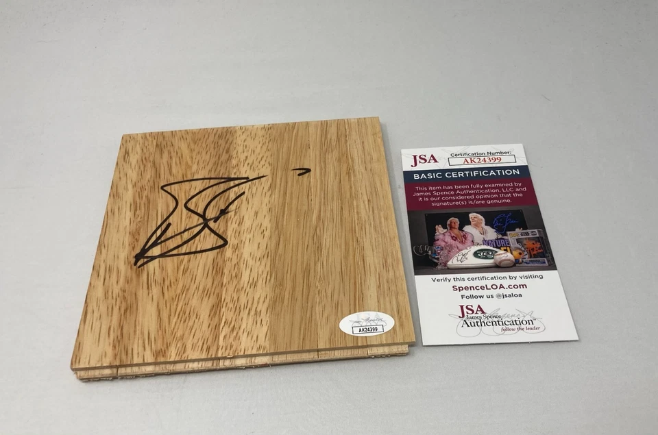 Bismack Biyombo signed Floor Phoenix Suns Charlotte Hornets JSA COA - Image 1 of 1