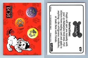 Stick-ums #69 - Disney 101 Dalmatians 1996 Skybox Sticker Card - Picture 1 of 1