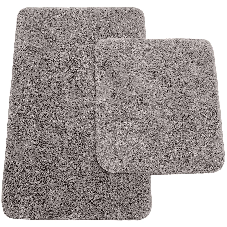 Badematten 2er-Set bestehen aus Badvorleger ca. 50/80cm und WC-Vorleger ca. 4... - Bild 1 von 4