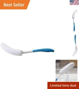 Detachable 15.35 Inch Shower Brush - Soft Silicone Handle for Effortless Use - Picture 1 of 9