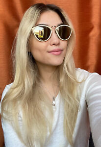 New PAUL SMITH  54mm Mirrored White Women's Sunglasses D39