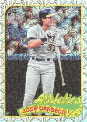 2024 Topps Series 2 Jose Canseco #2T89C-46 1989 Chrome Mojo - Image 1 of 2