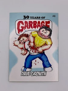 Garbage Pail Kids 30 Years Of Garbage Artist Card Dave Growth - D. Gross Signed - Picture 1 of 4