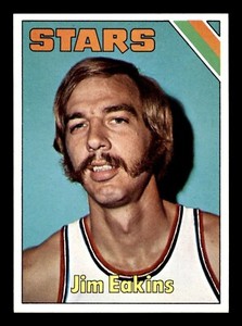 1975 Topps Basketball #297 Jim Eakins NM