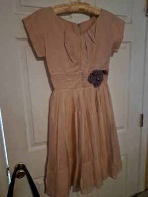 vintage leslie fay dress size 14 - Image 1 of 4