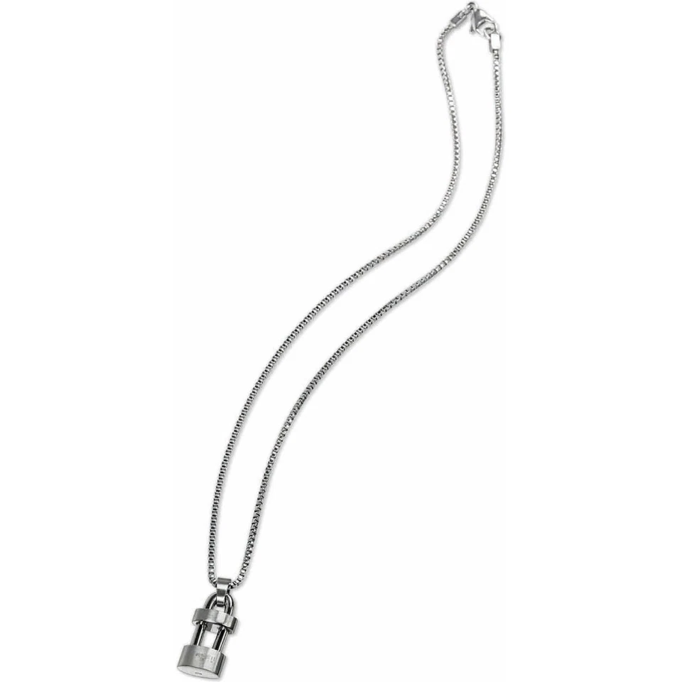 Breil collana girocollo tribe tube lucchetto acciaio tj0659 listino 109,00 pende - Immagine 1 di 1