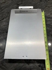 The Posse Box by Somar Corp., MADE IN THE USA Silver 14”T x 9 1/4”W x 1 1/2”D - Imagen 1 de 14