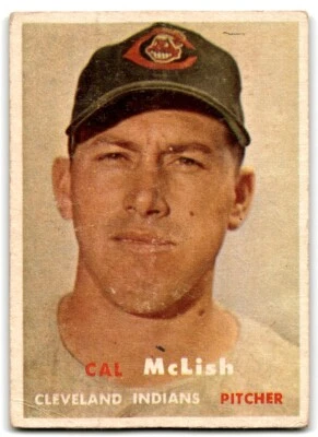 1957 Topps (A) Cal McLish Cleveland Indians #364 - Image 1 of 2
