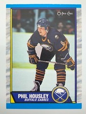 1989-90 Phil Housley 59 OPC Buffalo Sabres O-Pee-Chee Hockey Card 251Z