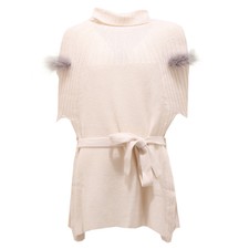 2410R maglione mantella collo alto bimba FENDI lana  cachemire kids jumpers