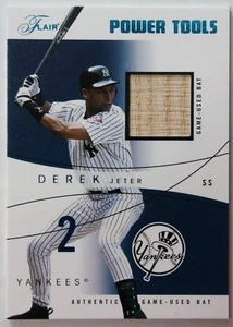 2004 FLAIR PT-DJ DEREK JETER POWER TOOLS GAME-USED BAT #122/250 NEW YORK YANKEES - Picture 1 of 2