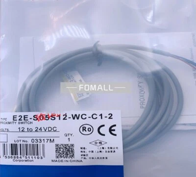 1Pcs New For OMRON proximity switch sensor E2E-S05S12-WC-C1-2 - Image 1 of 3