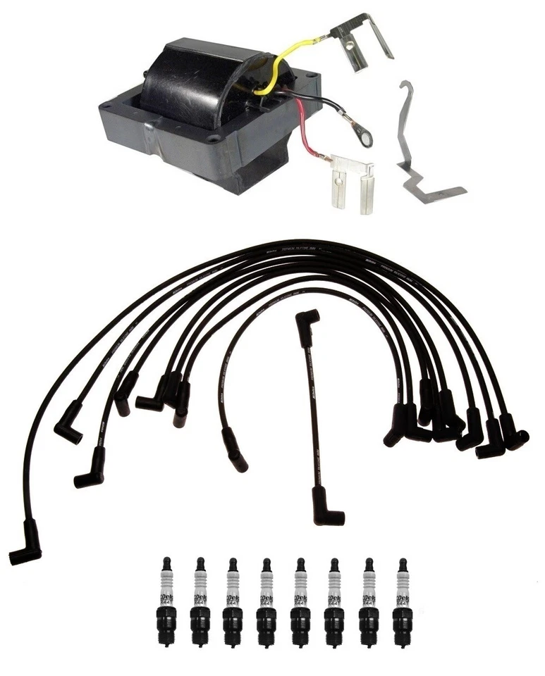 Kit de cables de encendido 1 bobinas 8 bujías ACDelco para Chevy C10 K30 GMC K35 K15 Foto 1 de 1