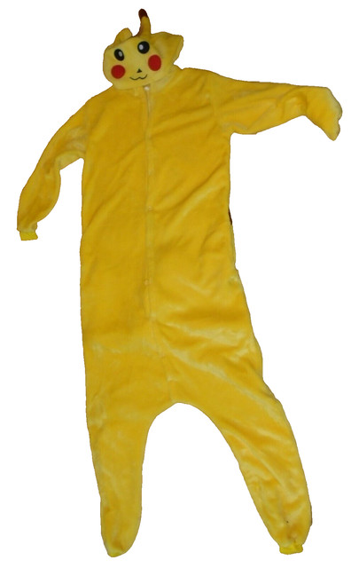 Disguise Fantasia adulta de luxo Pikachu unissex, Amarelo, Small/Medium