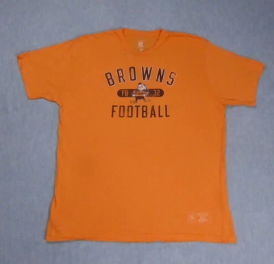 Camisa retro Cleveland Browns para hombre 2XL naranja Reebok Gridiron 32 Jim Brown Foto 1 de 4
