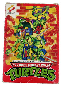 KONAMI Teenage Mutant Ninja Turtles Nintendo Famicom FC Japanese NTSC-J Game