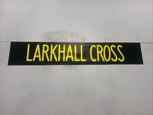LARKHALL CROSS - Hamilton Depot 289 Scottish Bus Destination Blind 36” - Picture 1 of 11
