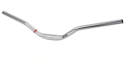 Manillar NITTO B801AA-SSB 730mm 31.8mm Abrazadera Elevación 48 Plateado Bicicleta Ciclismo Nuevo Foto 1 de 4