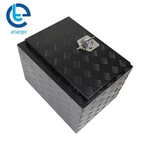 24" ALUMINUM PICKUP TRUCK TRUNK BED TOOL BOX TRAILER STORAGE & LOCK - Picture 1 of 15