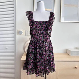 Zara Dress Womens Small Babydoll Dainty Floral Festival Romantic Picnic Garden  - Picture 1 of 11