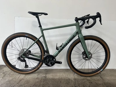 Juego de ruedas de carbono Santa Cruz Stigmata 3 56 grandes Shimano GRX di2 Roval ENVE Foto 1 de 4