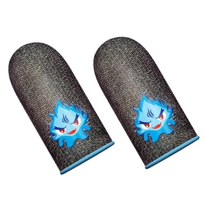 2Pcs Screen Gaming Finger Sleeve Controller Mobile Sweatproof Gloves For PUBG - Picture 1 of 13