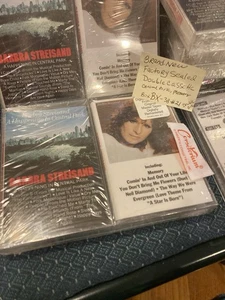 BARBARA STREISAND-Memories & A Happening in Central Park SET of 2 Cassettes -NEW - Picture 1 of 4