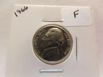 1966 5C Jefferson Nickel-very Good to Fine Condition - Image 1 of 2