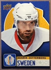 2016-17 Upper Deck World Cup Of Hockey #W-37 Henrik Zetterberg Detroit Red Wings - Picture 1 of 1