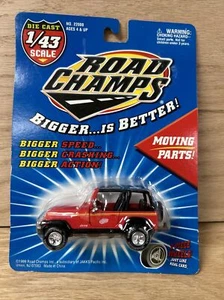 ROAD CHAMPS Red 1995 JEEP Wrangler 1/43 Scale, Sealed - Picture 1 of 3