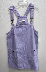 NWT Free People Denim Overall/Shortall Striped OB1946827 in Pink Rose Size S - Picture 1 of 10