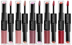 Loreal Infallible 24hr 2 Step Duo Lipstick - NEW SHADES