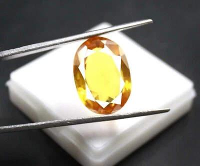 Expedite Shipping Untreated VVS Yellow Spinel Natural 47Ct Certified Gems LV553 - Image 1 of 4