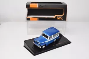 B21 1:43 IXO CLC261 WILLYS JEEP STATION WAGON 1960 MET. BLUE MIB - Picture 1 of 18