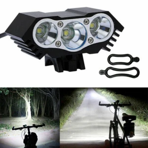 90000LM Super Bright LED Bike Light Bicycle Torch Front Rear Lamp Rechargeable - Picture 1 of 12