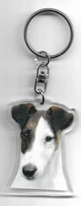 FOX TERRIER Chien / DOG K.FOB keychain - Picture 1 of 2