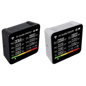 Air Quality Monitors CO2 Meter Carbon Dioxide Detectors Temperature Humidity - Picture 1 of 10
