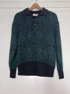 VTG Valentino 1/4 Button Pullover Knit 100% Wool Sweater - Read Description - Image 1 of 4